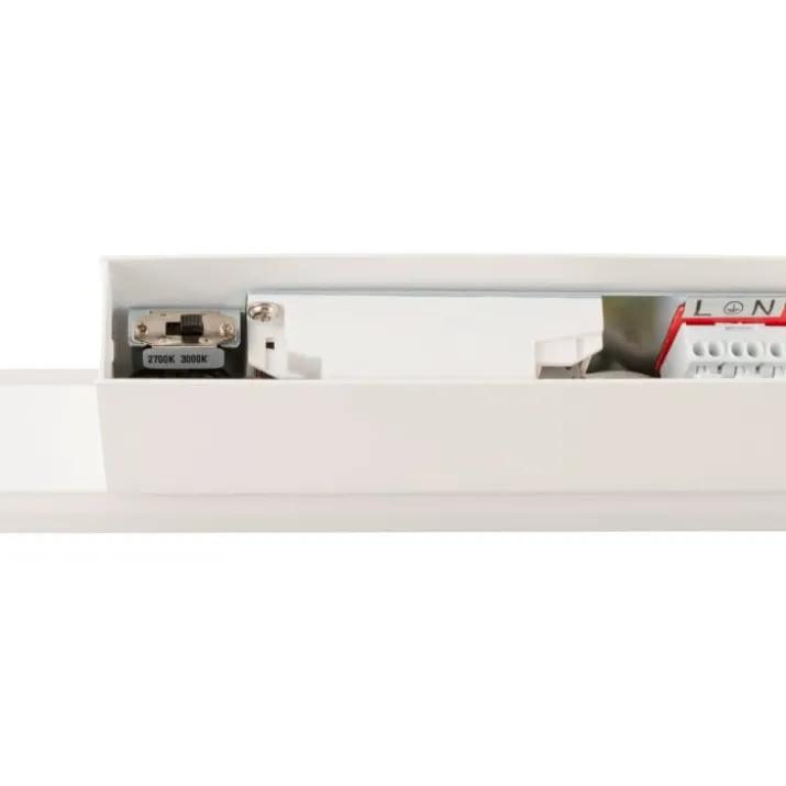 SLV One Linear væglampe, hvid, 70 cm