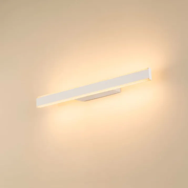 SLV One Linear væglampe, hvid, 70 cm