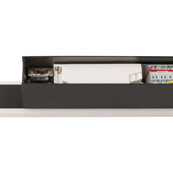 SLV One Linear væglampe, sort, 50 cm