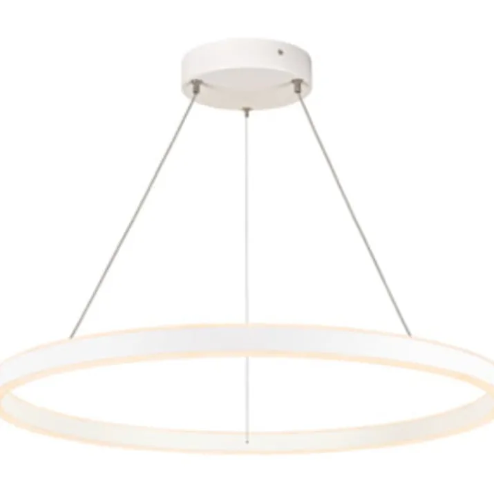 SLV One pendel, Ø80 cm, hvid