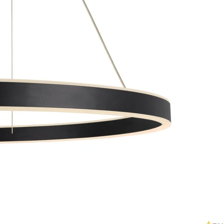SLV One pendel, Ø80 cm, sort