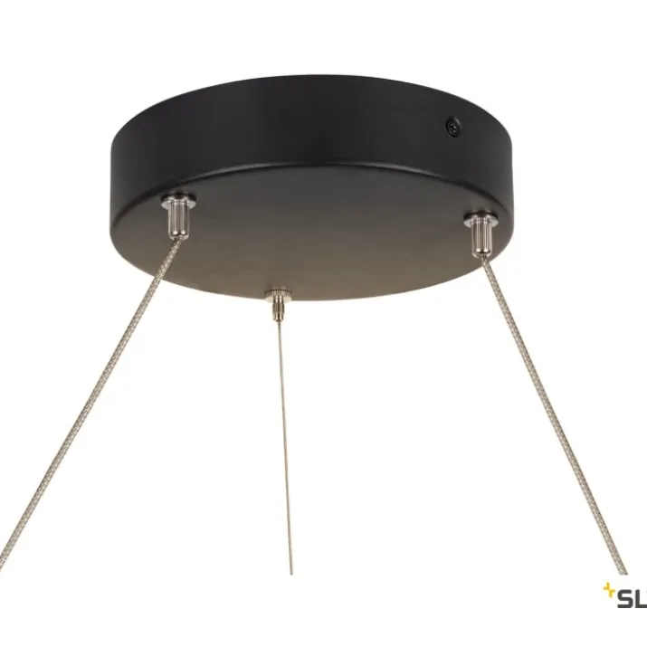 SLV One pendel, Ø80 cm, sort