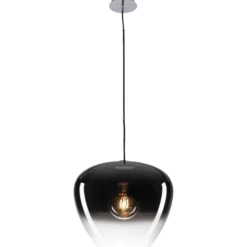 SLV Pantilo Convex pendel, krom, Ø40 cm