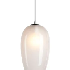SLV Pantilo Oval pendel, hvid/krom