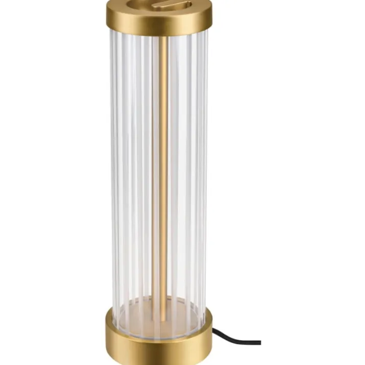 SLV Quimera bordlampe, børstet messing