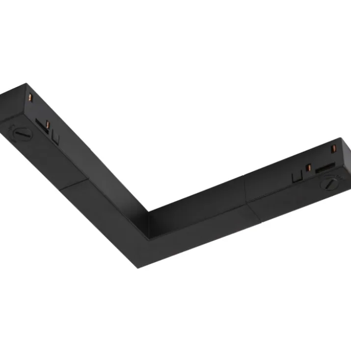 SLV 48V Track L-samlestykke, sort