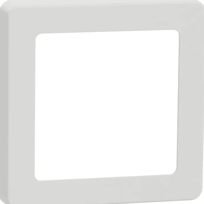 Smartkontakten Zigbee batteritryk til LK Fuga, tænd/sluk og op/ned tangenter, hvid med Baseline 63 ramme
