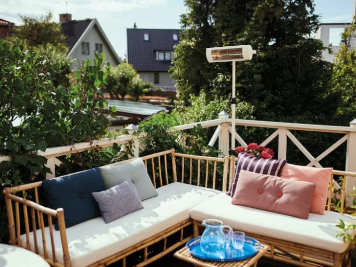 Solamagic Eco+ Pro terrassevarmer 1400W, hvid