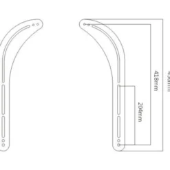 Soundbar vægbeslag, 15kg