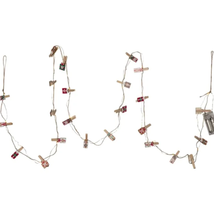 Star Trading Clippy lyskæde til pakkekalender gaver