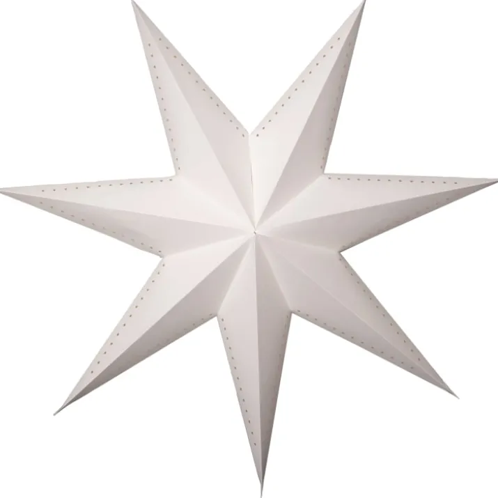 Star Trading Mika papirstjerne, 87 cm, hvid