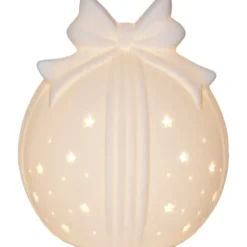 Star Trading Rozy julekugle med lys, 11 cm