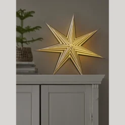 Star Trading Stripe papirstjerne, grøn, 60 cm