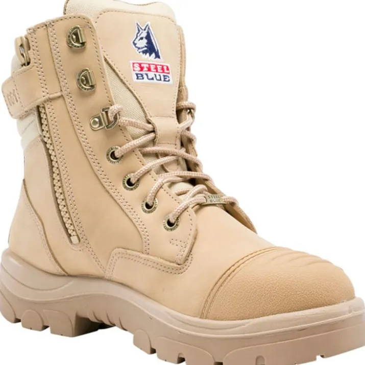 Steel Blue Southern Cross Zip sikkerhedsstøvler S3, sand, str. 37