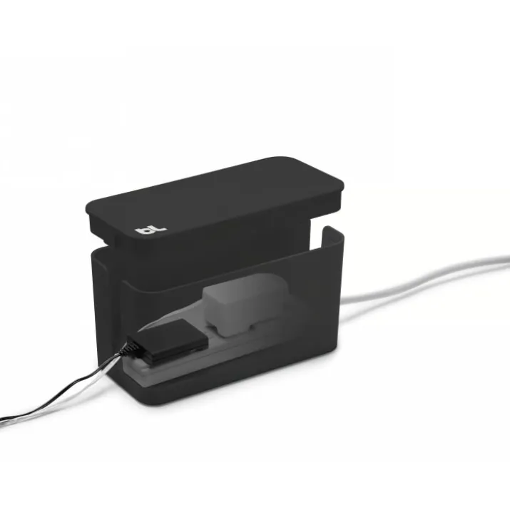 12 stk Bluelounge Cablebox kabelskjuler, lille, sort