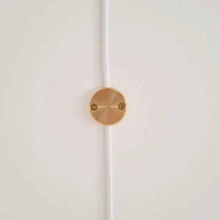 10 stk Evit ledningsholder, messing