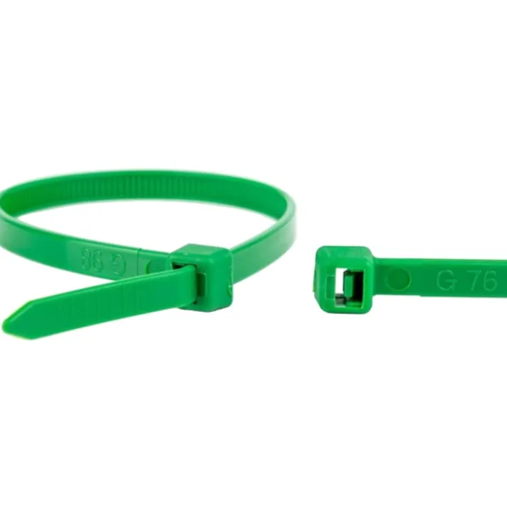 100 stk Kabelstrips 4,8 x 300 mm, grøn