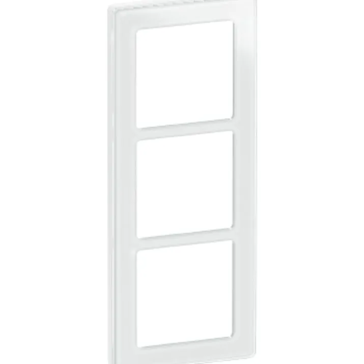10 stk LK Fuga Pure 66 designramme, 3 modul, hvid