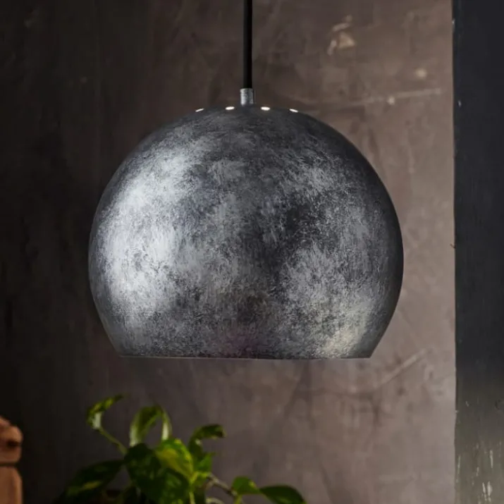 4 stk Nielsen Light Nice pendel, galvaniseret stål, Ø25 cm