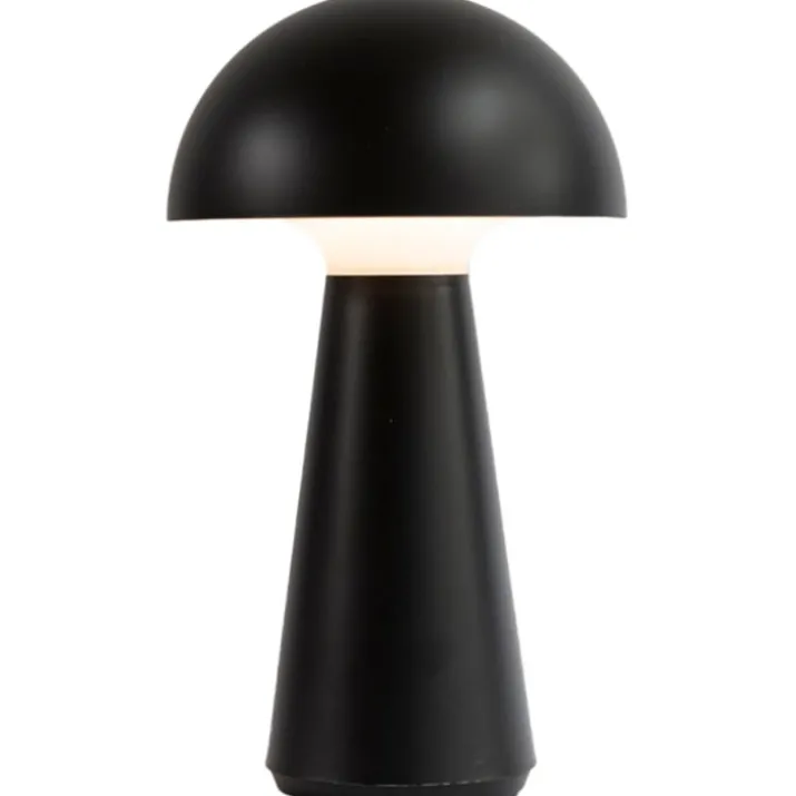 4 stk Sirius Sam genopladelig bordlampe, sort