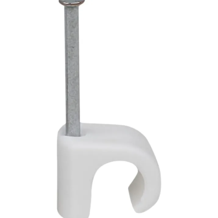100 stk Tillex kabelclips 8-12/30 mm, hvid