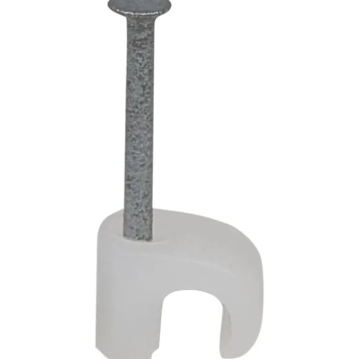 100 stk Tillex kabelclips 3-5/16 mm, natur