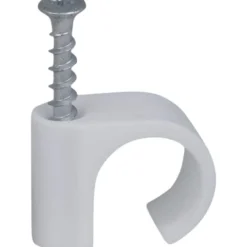 50 stk Tillex skrueclips rund, TX20, 22-26/45 mm, hvid