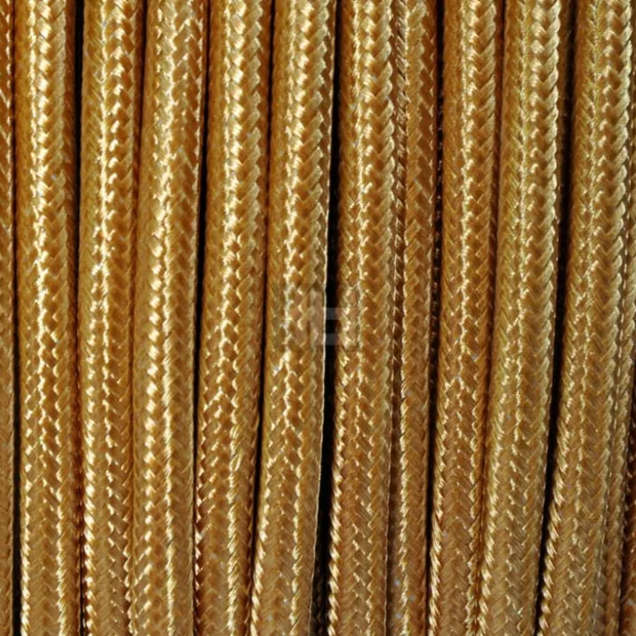 TBI stofledning, 2x0,75 mm², guld, metervare