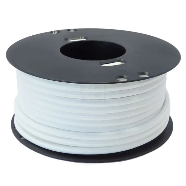 TBI stofledning, 2x0,75 mm², hvid, metervare