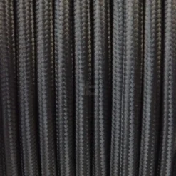 TBI stofledning, 2x0,75 mm², sort, metervare