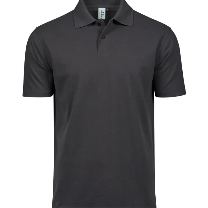 Tee Jays Power poloshirt, mørkegrå, str. S
