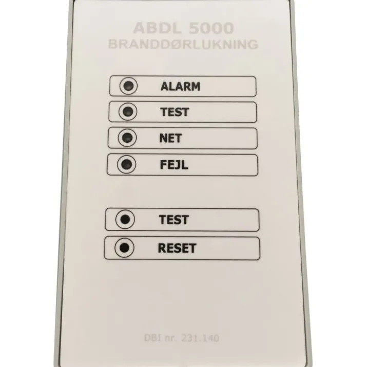 Teletec ABDL 5000 brandalarm pakke m/ detektor, magnet og afbryder