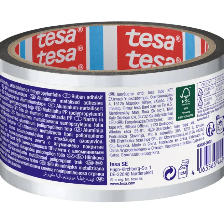 Tesa aluminiumstape, 50 mm, 30 meter