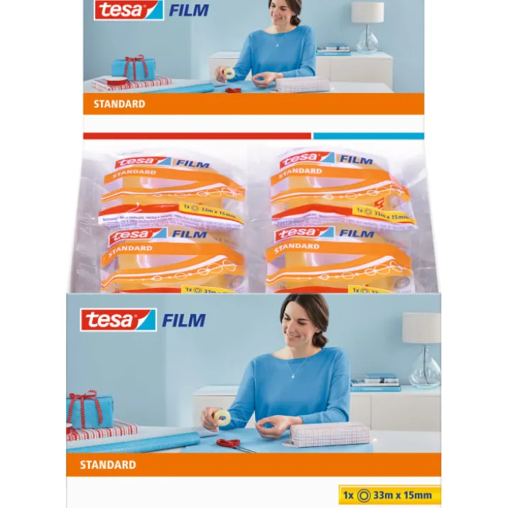 Tesa Film kontortape, 15 mm, 33 meter