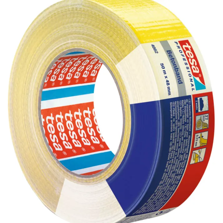 Tesa 4662 gaffatape, gul, 48 mm, 50 meter
