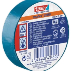 Tesa isoleringstape, blå, 15 mm, 10 meter