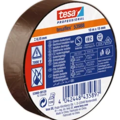 Tesa isoleringstape, brun, 15 mm, 10 meter