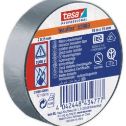 Tesa isoleringstape, grå, 15 mm, 10 meter