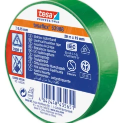 Tesa isoleringstape, grøn, 19 mm, 20 meter