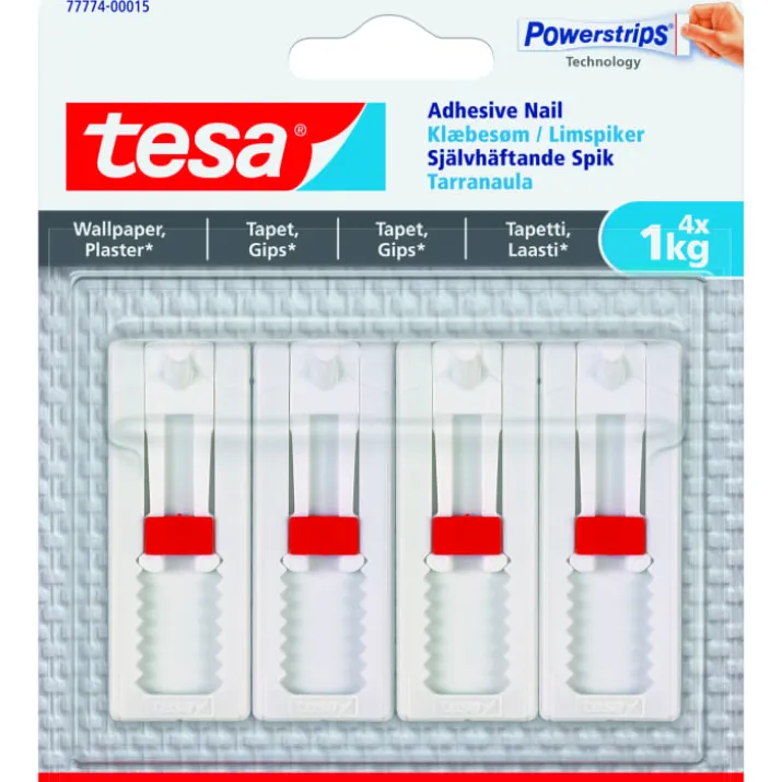 Tesa klæbesøm til tapet/gips, 4 x 1 kg