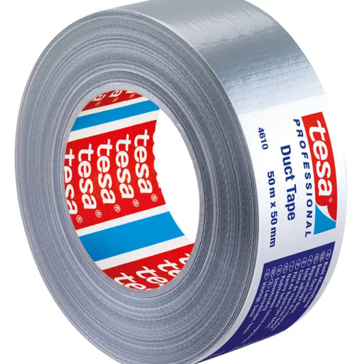Tesa 4610 lærredstape, grå, 50 mm, 50 meter