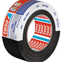 Tesa Pro 74613 lærredstape, sort, 50 mm, 50 meter