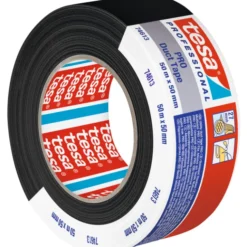 Tesa Pro 74613 lærredstape, sort, 50 mm, 50 meter