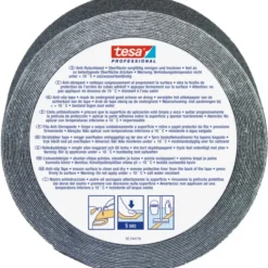Tesa skridsikker tape, sort, 50 mm, 15 meter