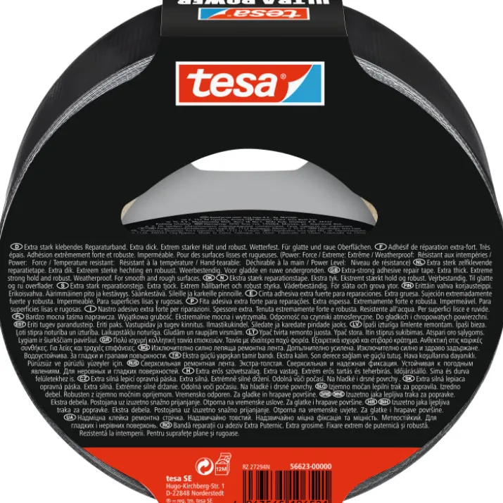 Tesa Ultra power extreme reparationstape, 50 mm, 25 meter