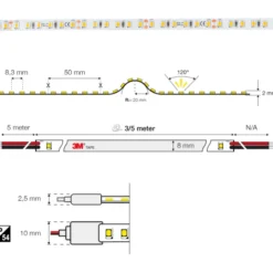 The Light Group Garage udendørs LED strip, 5 meter