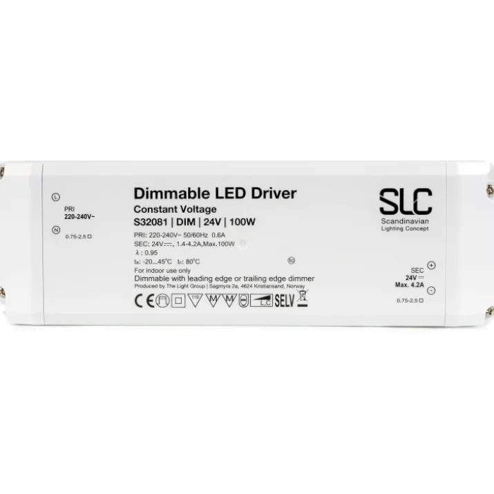 The Light Group LED driver, dæmpbar, 100W