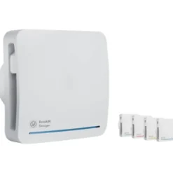 Thermex Ecoair badventilator, fugtstyring, timer, Ø100 mm, hvid