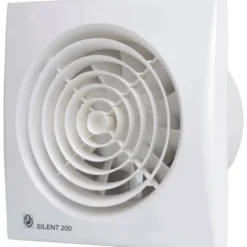 Thermex Silent 200CRZ badventilator, timer, Ø120 mm, hvid
