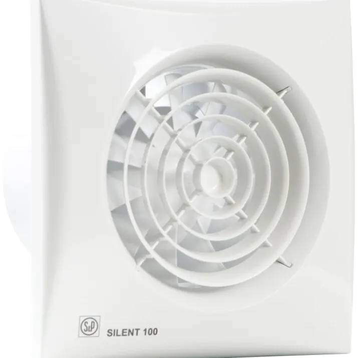 Thermex Silent 100CZ badventilator, Ø100 mm, hvid